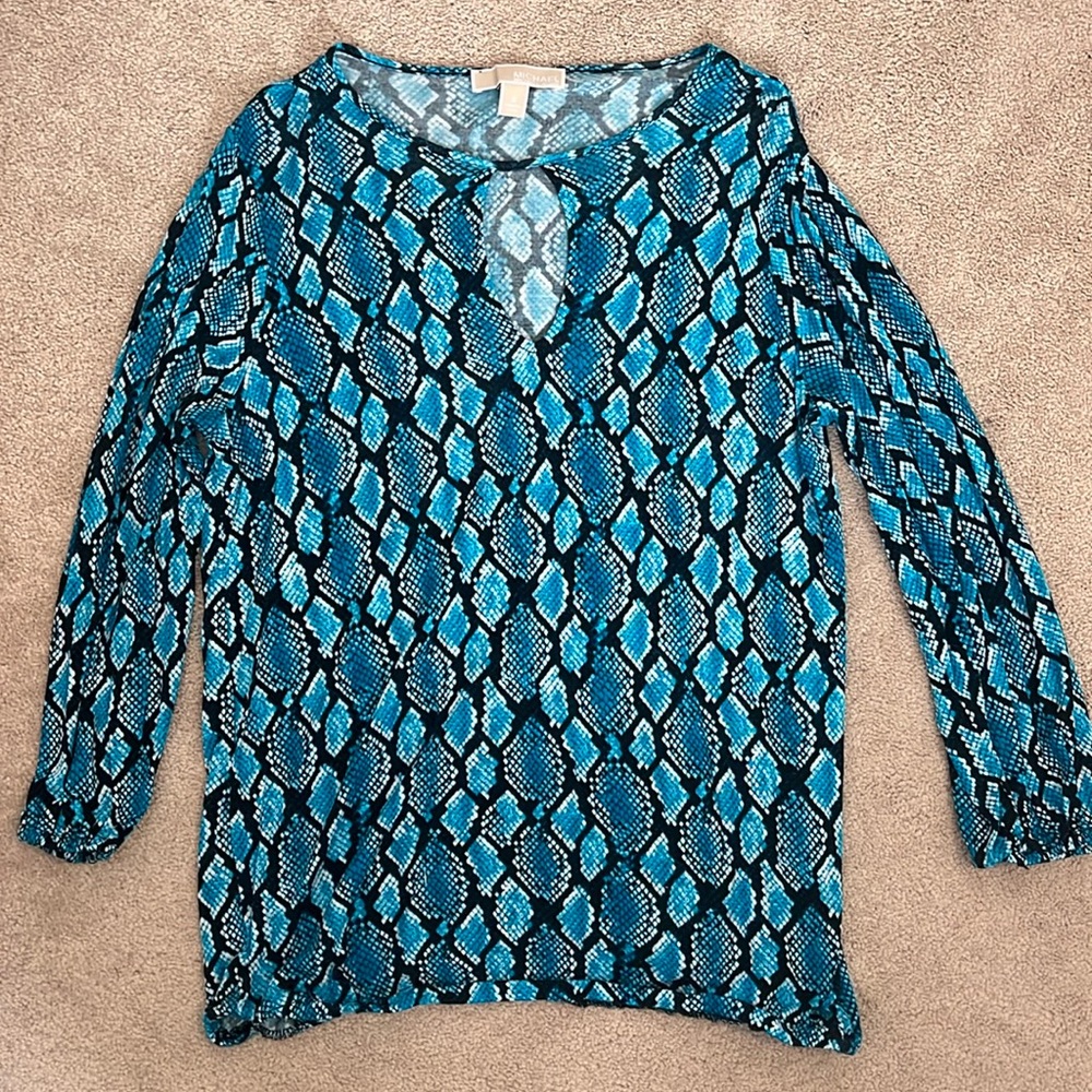 Micheal Kors snake print patterend chemise